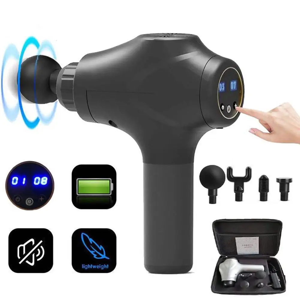 

Massage Gun Muscle Massager Muscle Pain Management after Training Exercising Body Relaxation Slimming Shaping Pa Soreness Relief