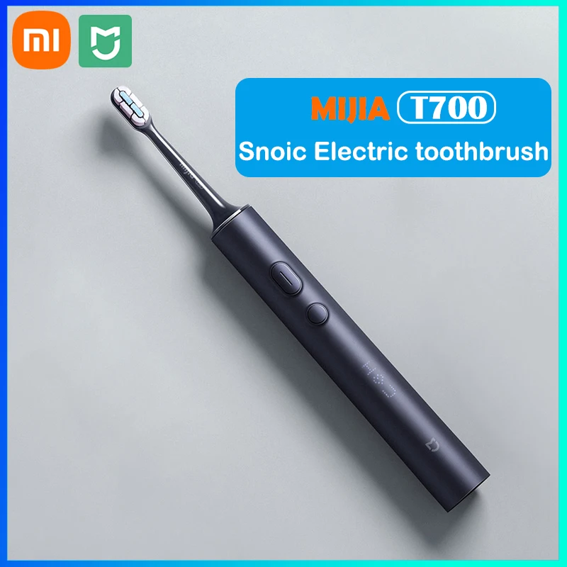 2021 новейшая звуковая зубная щетка Xiaomi Mijia T700 для взрослых с таймером управлением