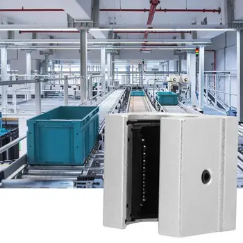 

guia linear 2PCS SBR20UU Open Linear Bearing Slide Aluminum Alloy Linear Motion Block geleiderail