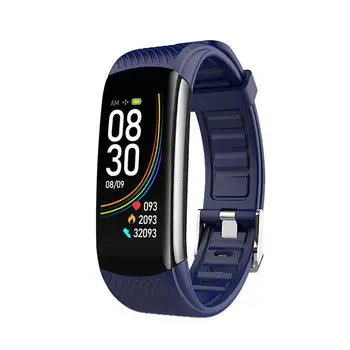 

C6T Body Temperature Bracelet Watch Information Push Sleep Exercise Step Smart Bracelet Waterproof Fashion Bracelet