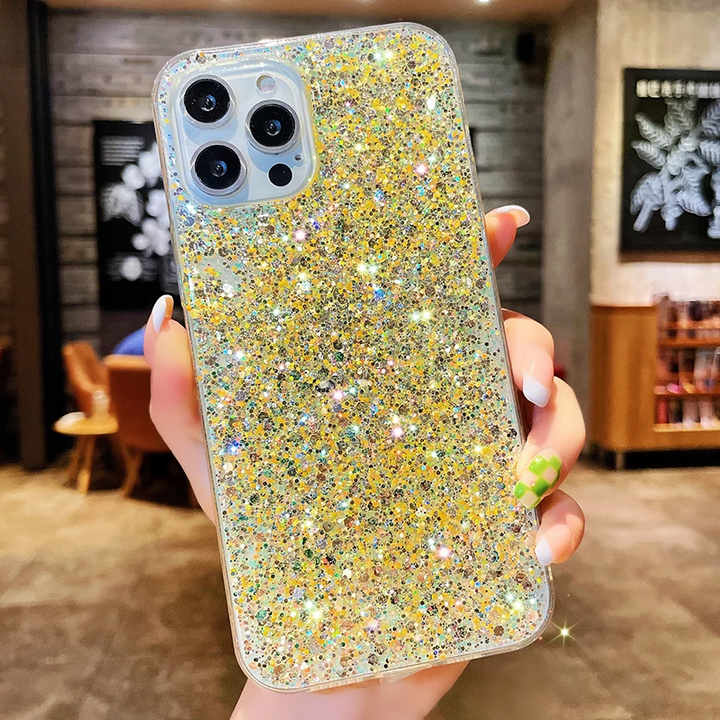 For Xiaomi Redmi Note 10 Pro Case Note 9 8 7 Pro 10S 9S Glitter Cover Xiaomi Poco X3 F2 Pro M3 F3 Mi 11 10 Lite 10T Pro _voghion.com