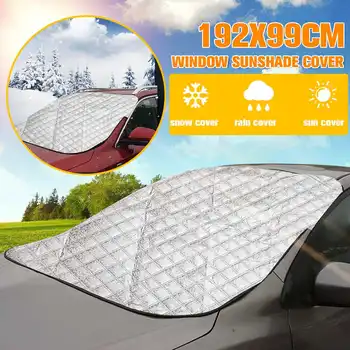 

Car Windshield Cover Car Window Screen Snow Cover Sun Shade Protection Cover Sun Blocker Winter Summer Universal