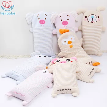 

Herbabe Baby Pillow Cotton Buckwheat Newborn Infant Prevent Flat Head Cushion Kids Pillows Bedding Sleeping Positioner Support