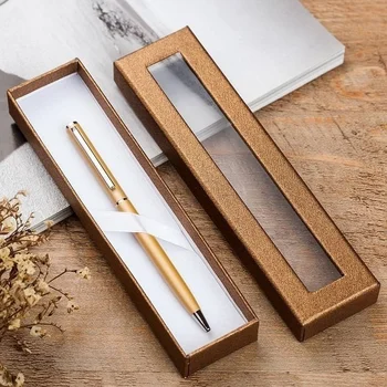 

1Pc Empty Business Style Pens Packing Box Ballpen Surprise for School Stationery Office Supplies Gift Box