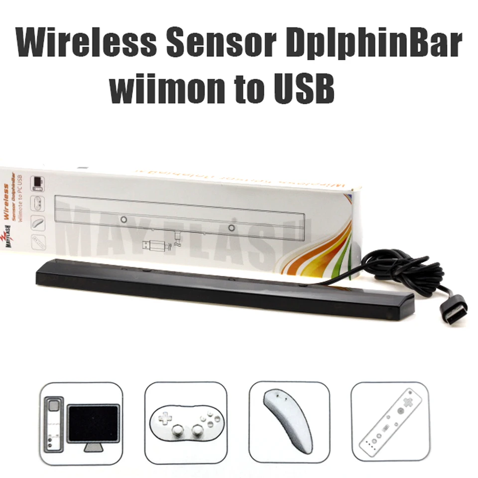 Cursor Dolphin Emulator Wiimote Wireless Sensor Dolphin-bar