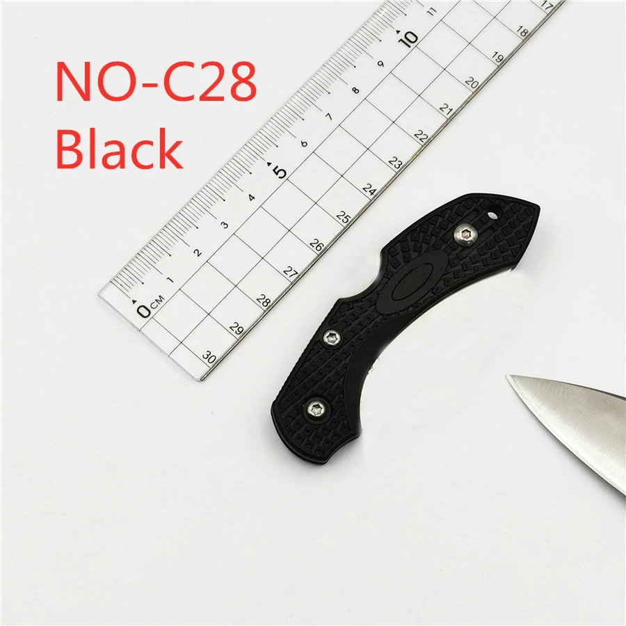 C28-BLACK BENYS C10 CNC нож CPM-VG10-FRN ручка Открытый Кемпинг EDC инструменты - Цвет: C28-BLACK