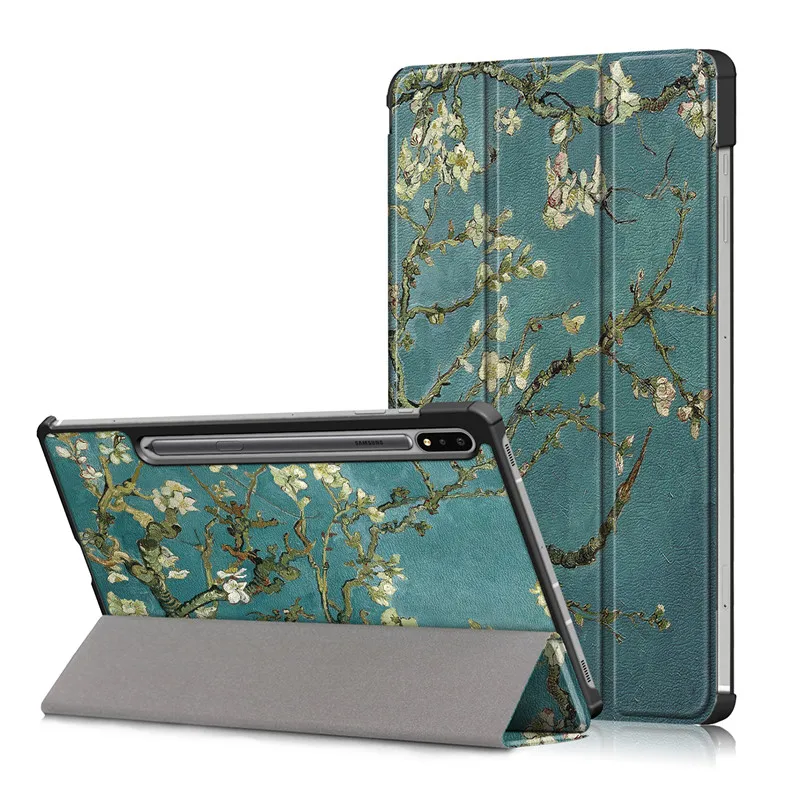capa para samsung tab fe mais capa de moda pintado fold capa de couro para galaxy tab plus fe caso coque funda
