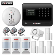 Special Price WiFi Internet GSM GPRS SMS OLED pet immune Home Alarm System Security Kit HD IP Camera GSM alarm system with Spanish/French