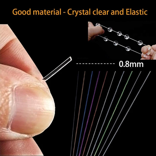 Crystal Stretch Cord Elastic Line  Crystal String Bracelet Making - 10  150m Crystal - Aliexpress