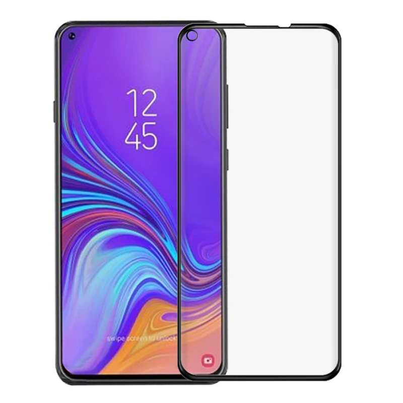 

2PCS For Samsung Galaxy A8s Tempered glass Screen Protector 9h Safety Protective Cover On A9 Pro (2019) pelicula de vidro