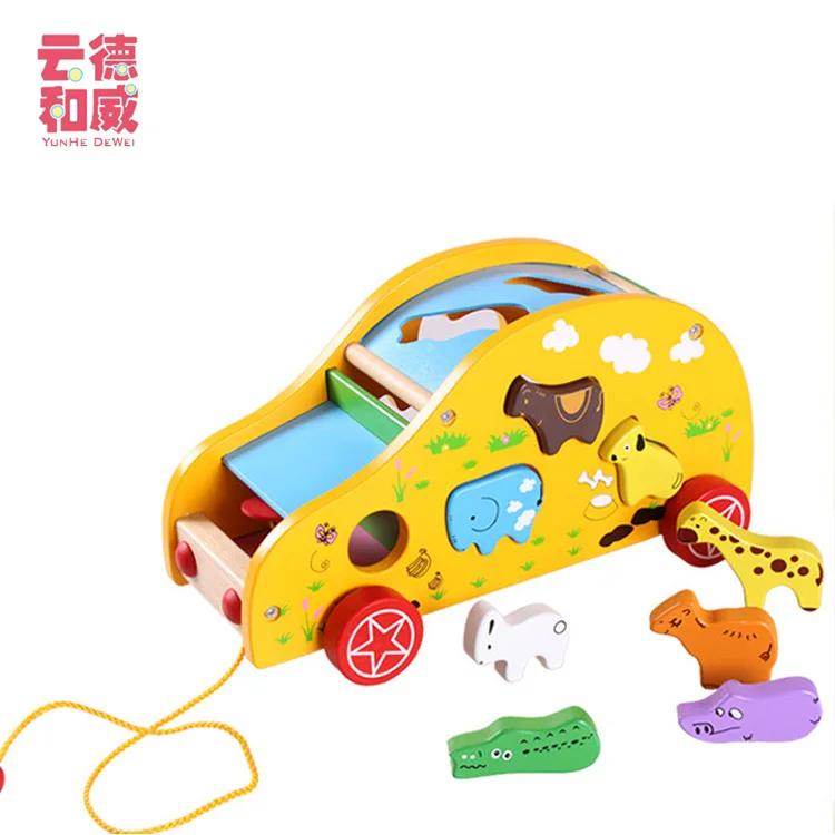 

Youdele Multi-functional Children Animal Tractors Baby Shape Matching Building System Toy Car
