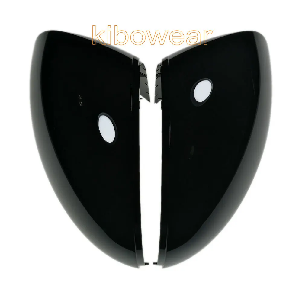 Schwarze Seitenspiegelkappen für VW Tiguan MK1 Sharan 2009 2010 2011 2012 2013 2014 2015, Ersatz für das Rückspiegelgehäuse_voghion.com