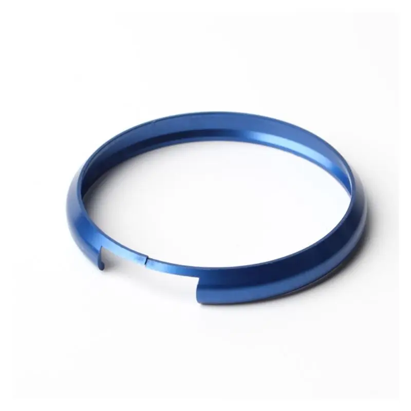 Multi-colorAluminum Alloy Car Styling Car Goods Key Rings Fob Key Chain Key Ring Trinket - Название цвета: Deepblue