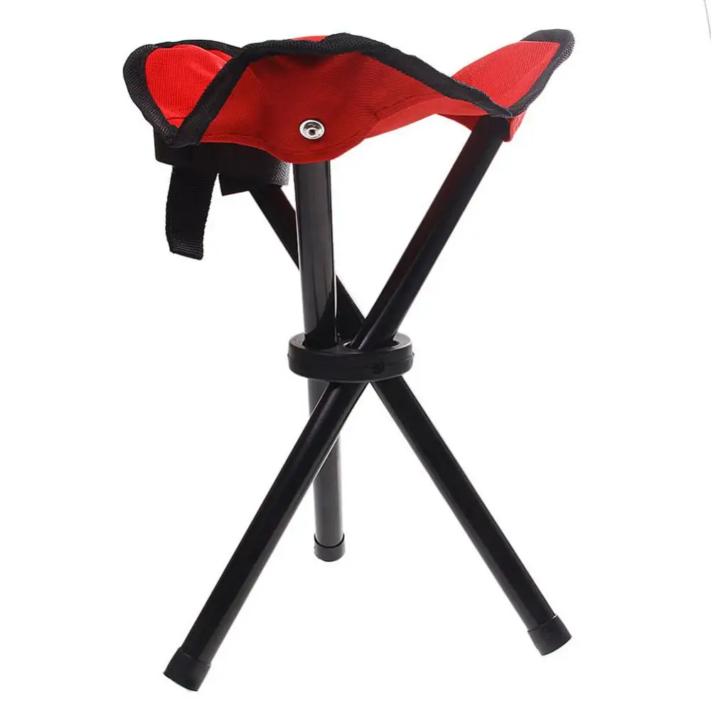 Folding 3-legged Fishing Chairs Portable Outdoor Camping Garden Travel Canvas Tripod Stool Chair new