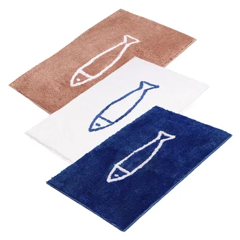

Washable Door Mat Doormat Bathroom Non Slip Doormat Kitchen Mat Floor Fish Pattern DC120