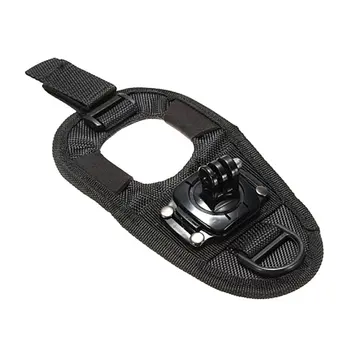 

360 Degrees Rotating Wrist Hand Strap Band Tripod Mount Holde for GoPro Hero 4/3+/3/2 Camera Fist Adapter Band Case for Go Pro