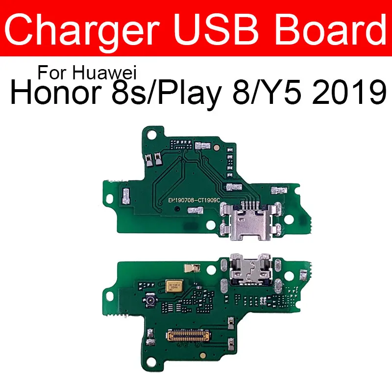 Usb Charger Board For Huawei Honor 8s Play 8 Y5 2019 USB Charging Jack Port Connector Flex Ribbon Cable Replacement | Мобильные