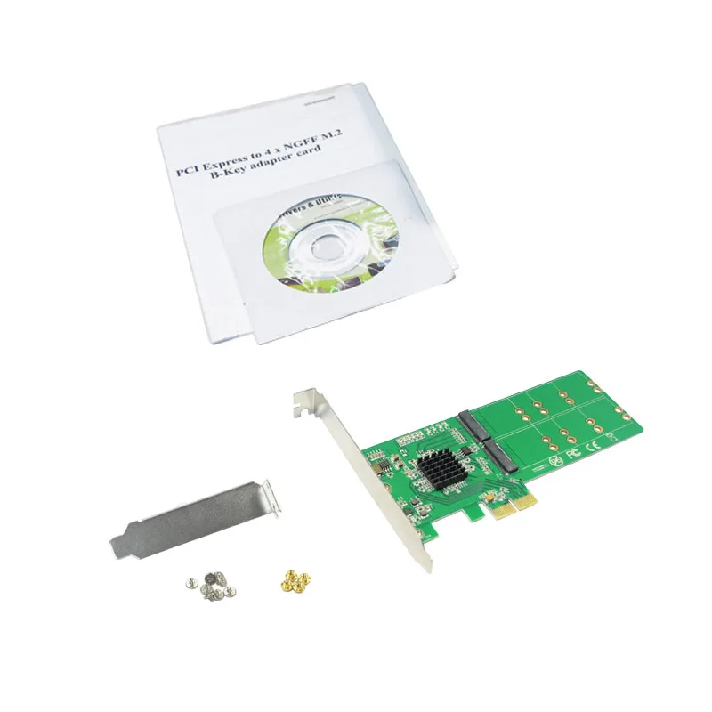 PCI Express 4 x NGFF M.2 Ключ адаптер PCIE для M2 адаптер M2 SSD PCIE карты Поддержка 2280 2260 2242 2230 Marvell 88se9235 чипы