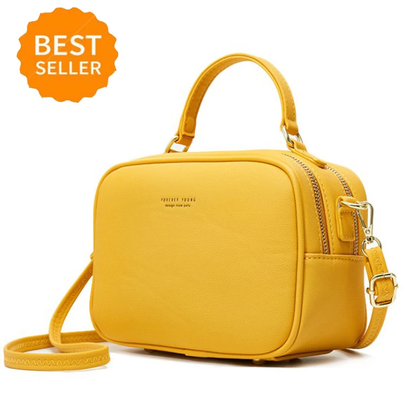 

Womens Leather Handbag Fashion Ladies Crossbody Shoulder Bag Top-Handle Messenger Bags Waterproof Tote for Daily Shopping with