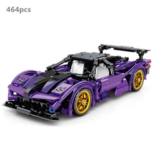 

NEW High-Tech Paganis Racing Car Building Blocks Special Edition Supercar Classic Model Kit Compatible With Bricks Toys For Kids