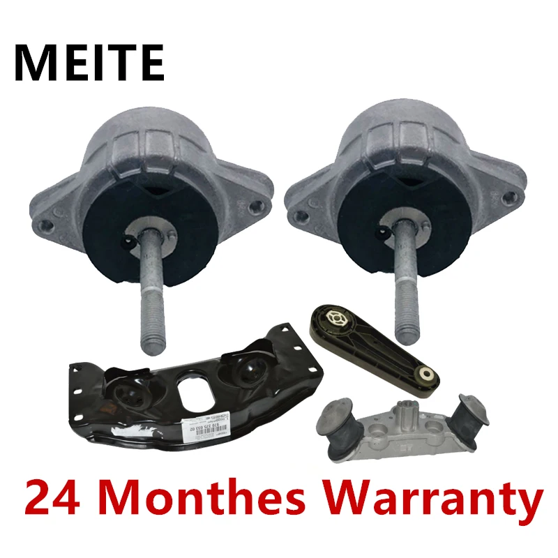 

5PCS Left/Right Side Transmission Mount Engine Bracket Set For Porsche Panamera Palamela Maca 2010-2016 94837505712 94837505812