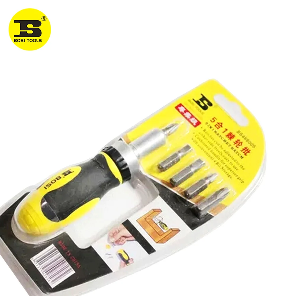 

free shipping BOSI 5-1PCS screwdriver set