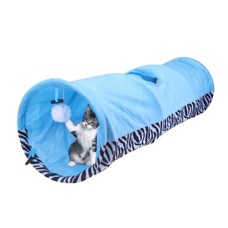 Котенок Кошка Туннель трубы складной Crinkle маленькая игрушка для тренировки питомца
