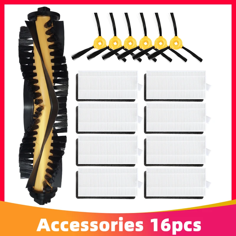 MainBrushSideBrushesHepaFilterMopClothReplacementPartforEufy