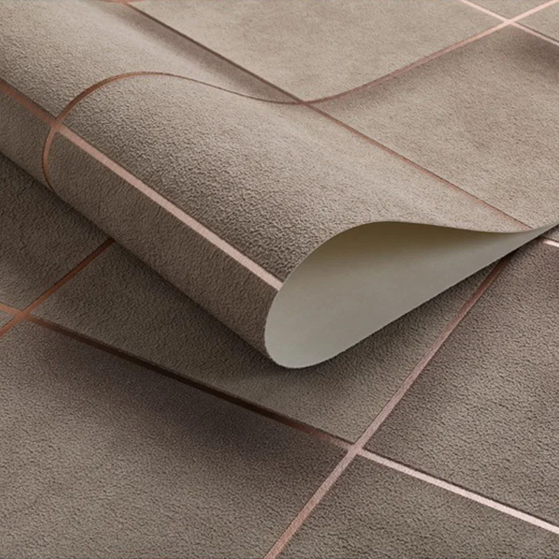 

3D Suede Non-woven Wallpaper Roll Coffee Bedroom LivingRoom Modern Imitation Marble Texture Background Wall Sticker 3D Wallpaper