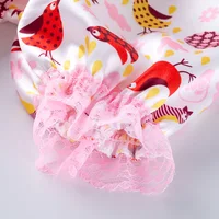 New Girls Summer Backless Romper Baby Lace-up Bloomer Jumpsuit Infant Easter Print Polyester Newborn Photography Costumes Props 6