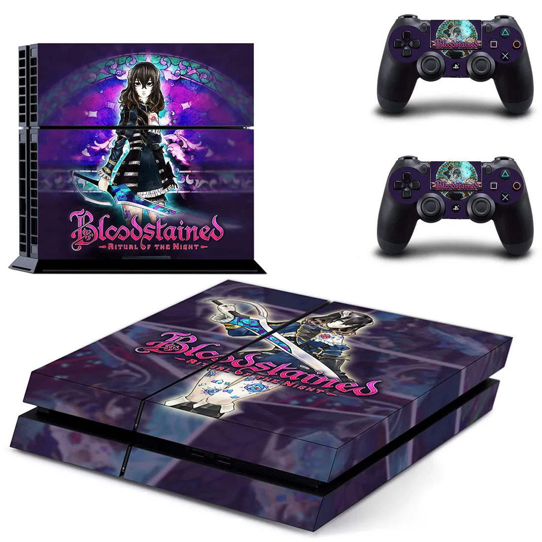 Кровоокрашенные: виниловая наклейка PS 4 s Play station 4 Наклейки Обложка Pegatinas Adesivos для консоли playstation 4 и 2 контроллера