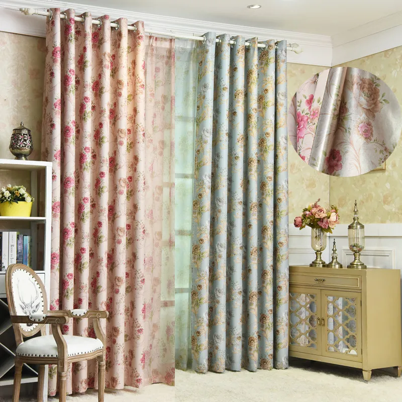 Цветочные шторы Nodric для гостиной элегантные гостиничные фермерские спальни