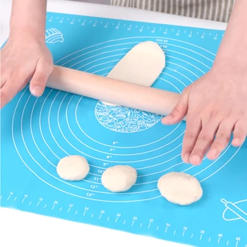 

Reusable Silicone Baking Mat Eco-Friendly Mat Rolling Dough Pie Crust Pizza Large Non-stick Oven Patisserie Baking Accessories