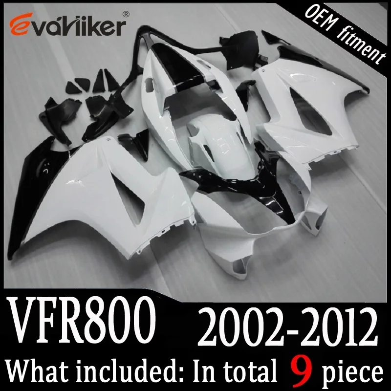 Custom fairing motorcycle bodywork kit for VFR800 2002-2008 ABS motorcycle panels red+gifts
