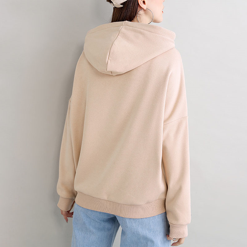 Basic Solid Color Hoodie