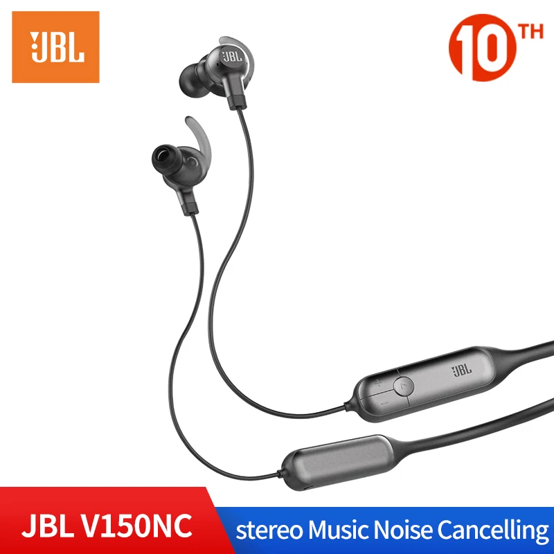 JBL V150NC беспроводные Bluetooth V4.1 наушники вкладыши с микрофоном 12 мм драйвер стерео