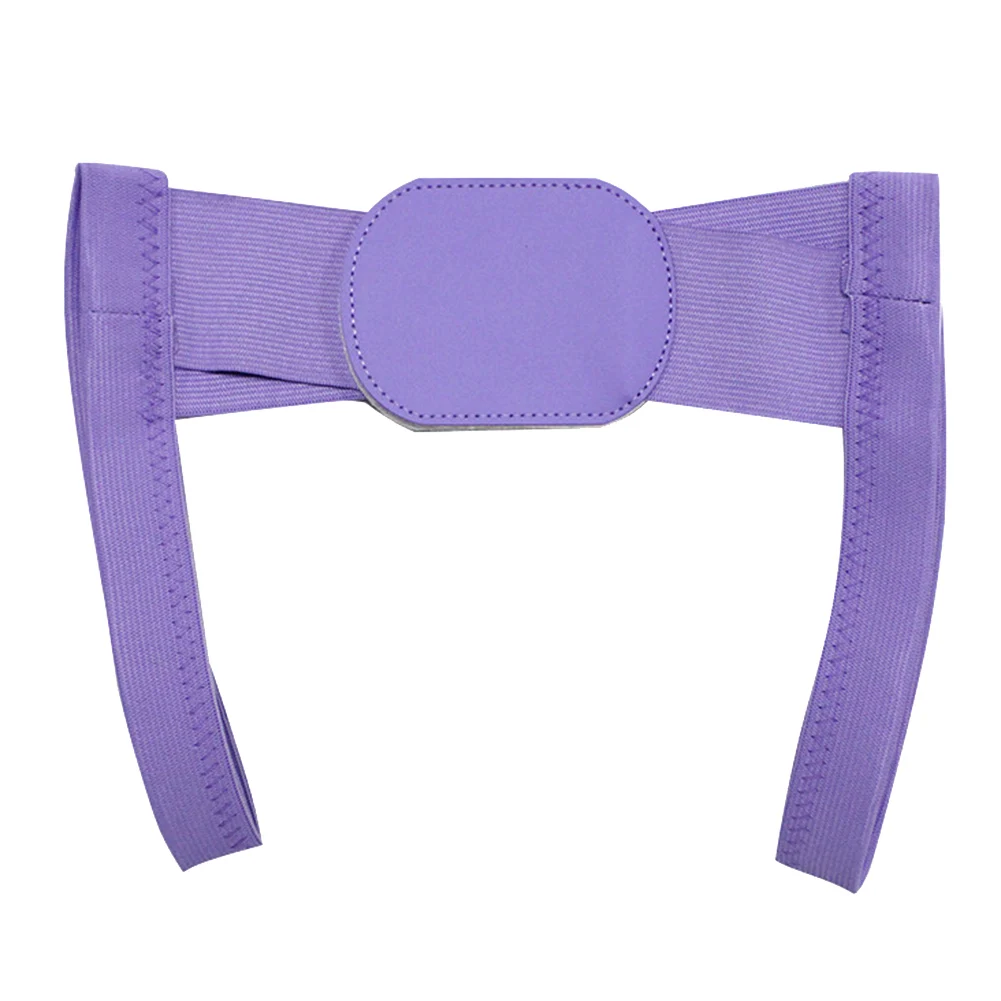 Высокое качество унисекс невидимая задняя плечевая осанка ортопедический корректор корсет Поддержка позвоночника для дома G66 - Цвет: Фиолетовый