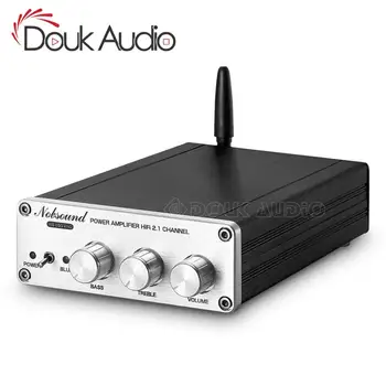 

Douk audio HiFi Bluetooth 5.0 Class D Power Amplifier Stereo 2.1 Channel Home Audio Bass Amp APTX