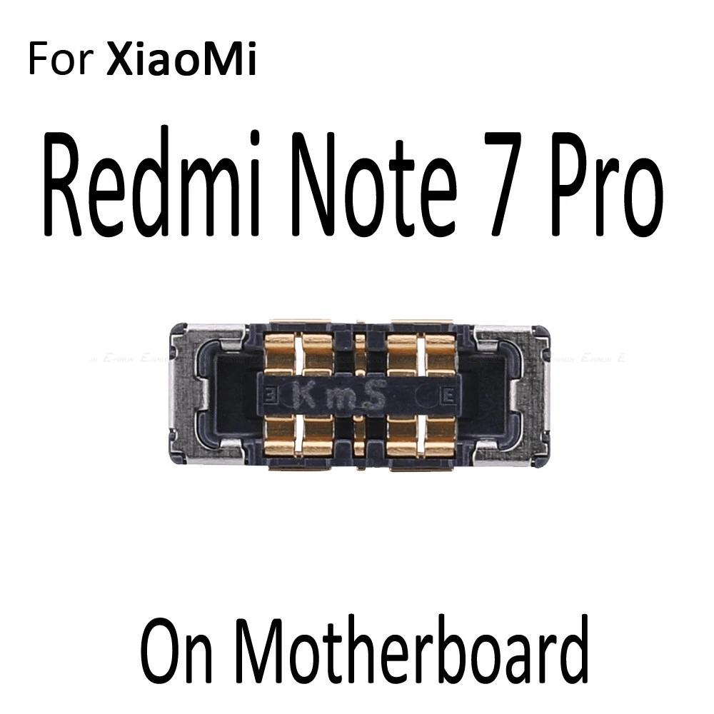 Комплект из 2 предметов, внутренняя PFC аккумулятор разъем клемма контактная Замена для Xiaomi mi 5x A1 A2 6X Red mi 5 6plus 6A Note 4 4X Pro 5 5A 7 Pro - Цвет: For Redmi Note 7 Pro