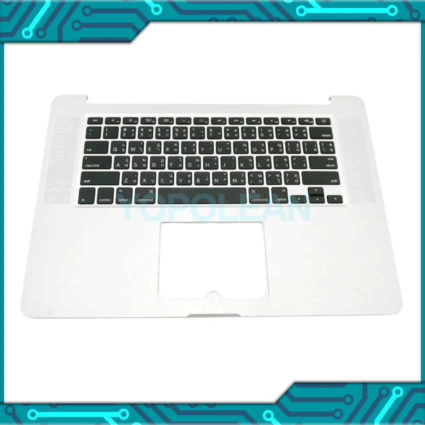 Оригинальная тайская тайландская клавиатура с подсветкой Palmrest Topcase Для MacBook Pro