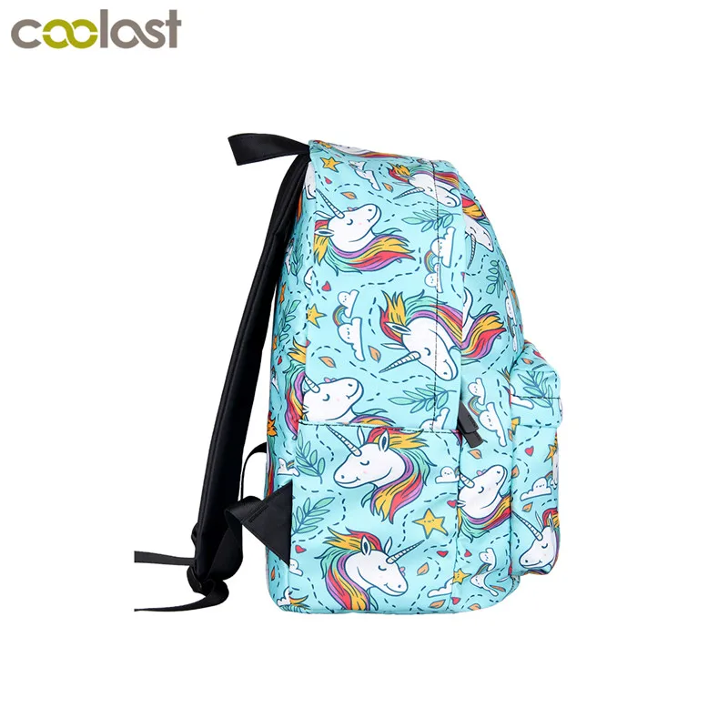 Рюкзак с единорогом для женщин и мужчин повседневная сумка в стиле Харадзюку
