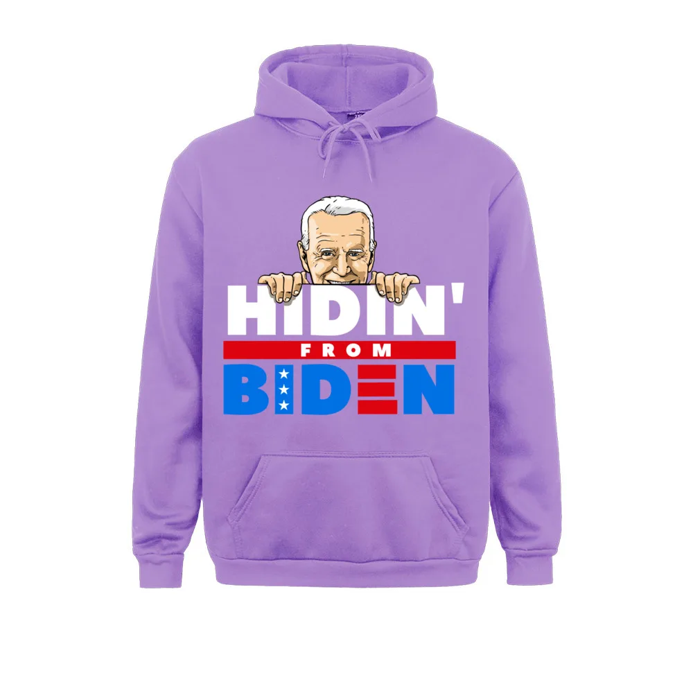 Hoodies Hiding from Biden for President 2020 Funny Political Pullover Hoodie__2681 Summer Long Sleeve  Adult Sweatshirts Casual Clothes Dominant Hiding from Biden for President 2020 Funny Political Pullover Hoodie__2681purple