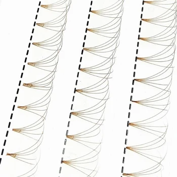 

Natural Style 60 rolls/Set C/D 5D Light Brown 0.07mm Grafting Eyelashes Long 8-14mm Handmade flowering Eyelashes Big Eye Tools