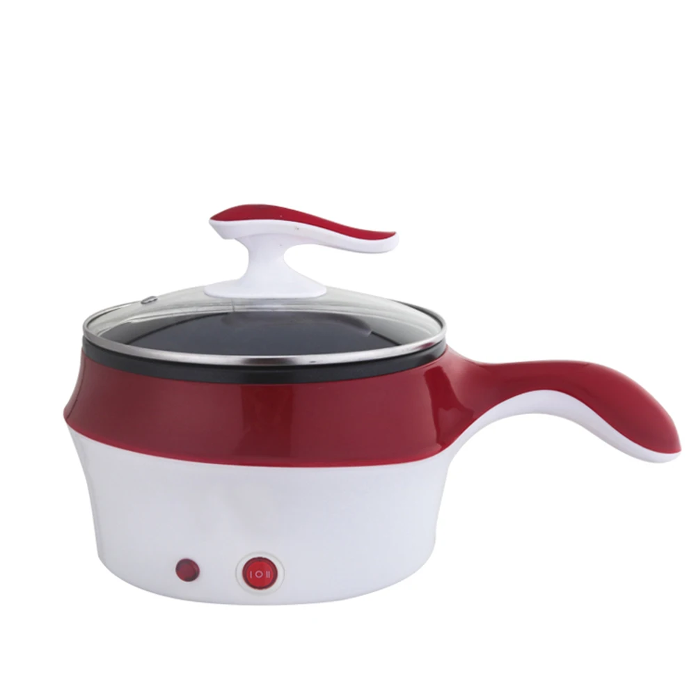 

Multifunction Electric Skillet Non-Stick Noodles Rice Cooker Thermal Insulation Cooking Soup Pot Heating Pan Food Container