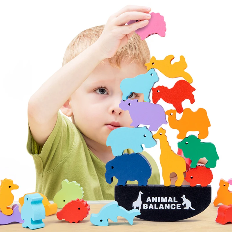 

Children's Wooden Balance Toy Education, Enlightenment, Balance Game, Three-dimensional Puzzle game, Brain Moving, Development,