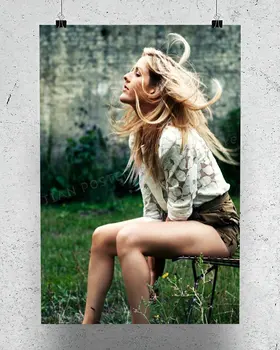 

R0208 Ellie Goulding Star Sexy Beautiful Girl Model Wall Sticker Silk Poster Art Home Decoration