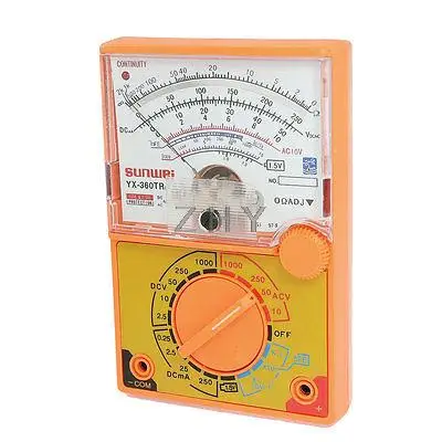 

Multifunctional Orange Electrical DC AC DB Ohm Multitester Multimeter