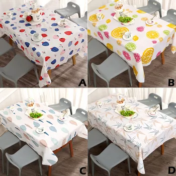 

Waterproof And Oil Proof Table Cloth For Kitchen Decorative Dining Table Cover manteles de mesa Rectangular Tablecloth Tapete