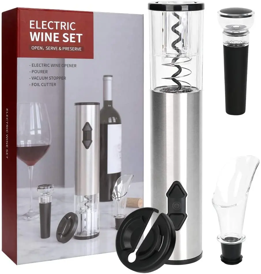 Electric wine opener set. электрический штопор для вина electric wine set drawinchi. набор для вина electric wine set. Electric wine set 5 предметов. набор для вина electric wine set 4в1 электрический штопор,.