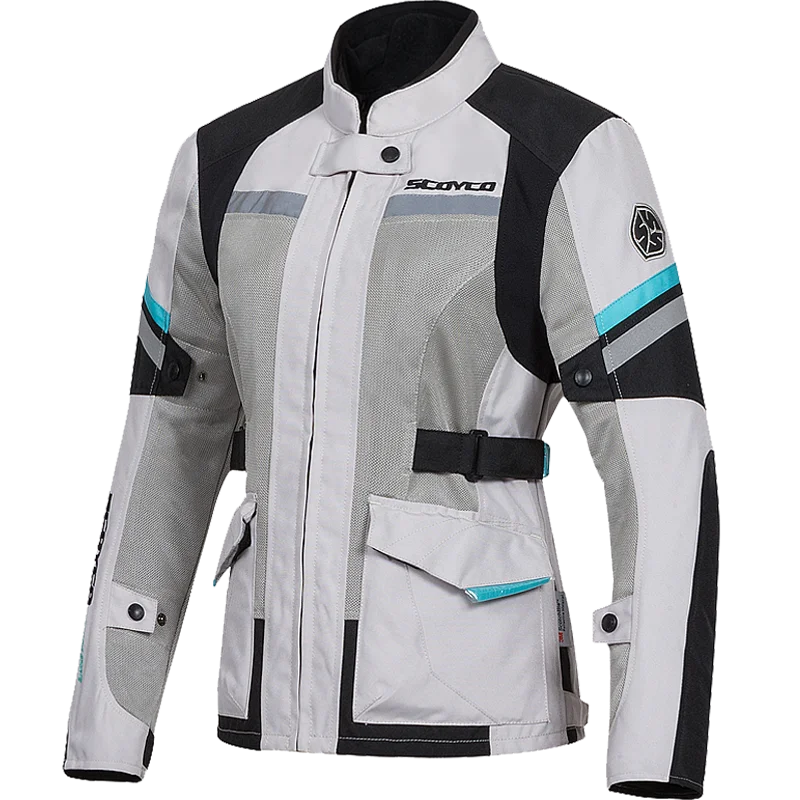 SCOYCO мотоциклетная куртка ветрозащитная разнонаправленная вентиляционная защита ударопрочный PU кожаная куртка для мотокросса Приключения